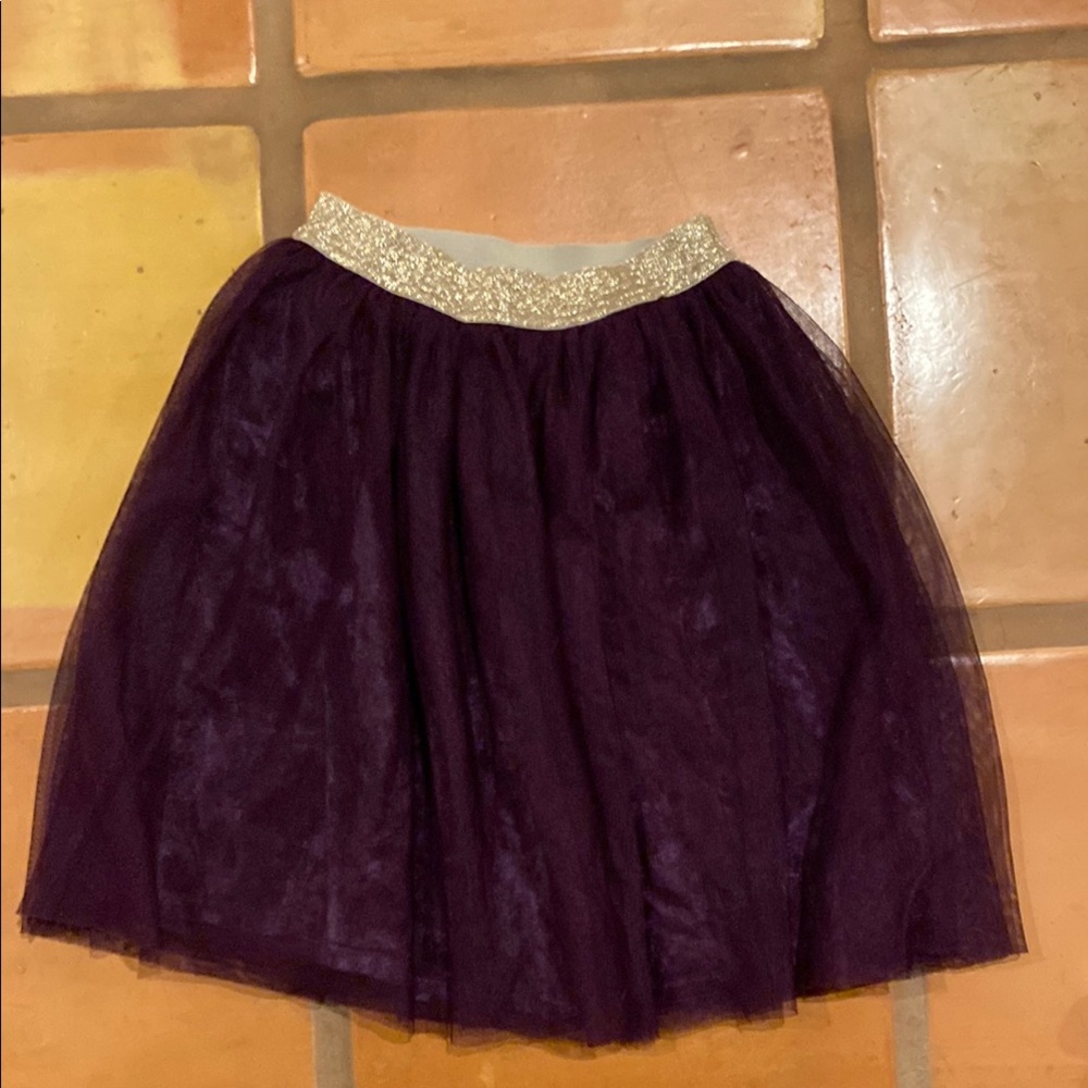 OshKosh B'gosh Purple Embellished Bubble Mini Skirt